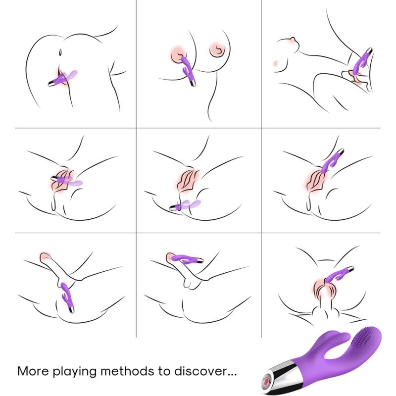 ARMONY - VIBRATOR RABBIT PURPLE 2 ARMONY - VIBRATOR RABBIT PURPLE - obrazek 2
