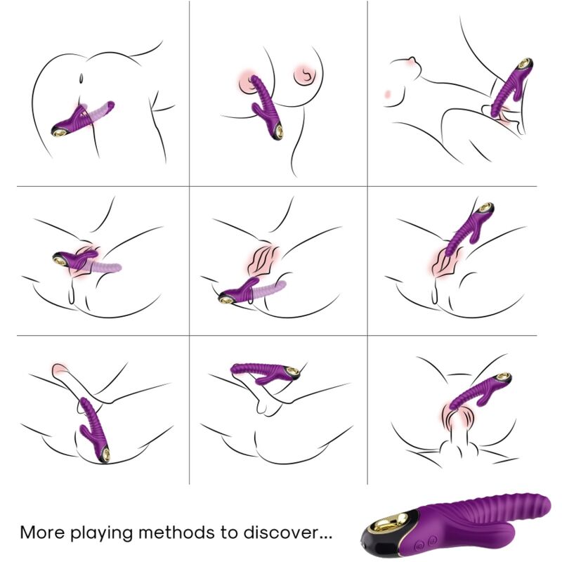 ARMONY - ETERNITY VIBRATOR SILICONE PURPLE 2 ARMONY - ETERNITY VIBRATOR SILICONE PURPLE - obrazek 2