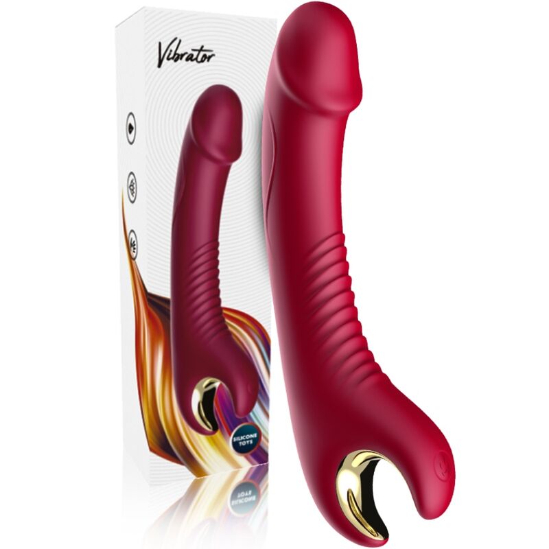 ARMONY - PRINCE DILDO VIBRATOR ROTATOR RED 5 ARMONY - PRINCE DILDO VIBRATOR ROTATOR RED - obrazek 5