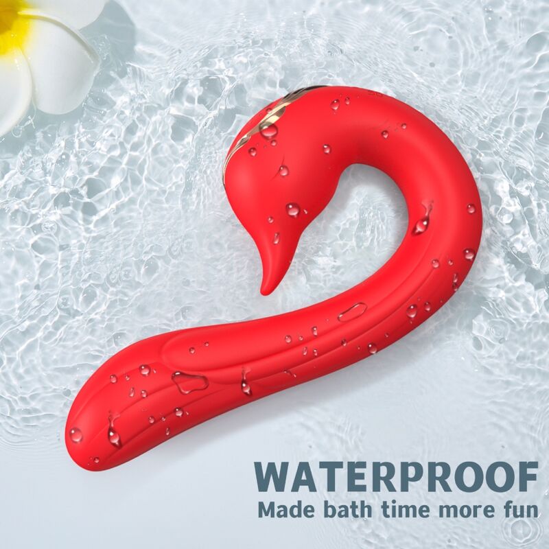 ARMONY - DELFIN VIBRATOR MULTIPOSITION HEAT EFFECT RED 3 ARMONY - DELFIN VIBRATOR MULTIPOSITION HEAT EFFECT RED - obrazek 3