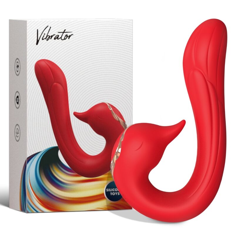 ARMONY - DELFIN VIBRATOR MULTIPOSITION HEAT EFFECT RED 5 ARMONY - DELFIN VIBRATOR MULTIPOSITION HEAT EFFECT RED - obrazek 5