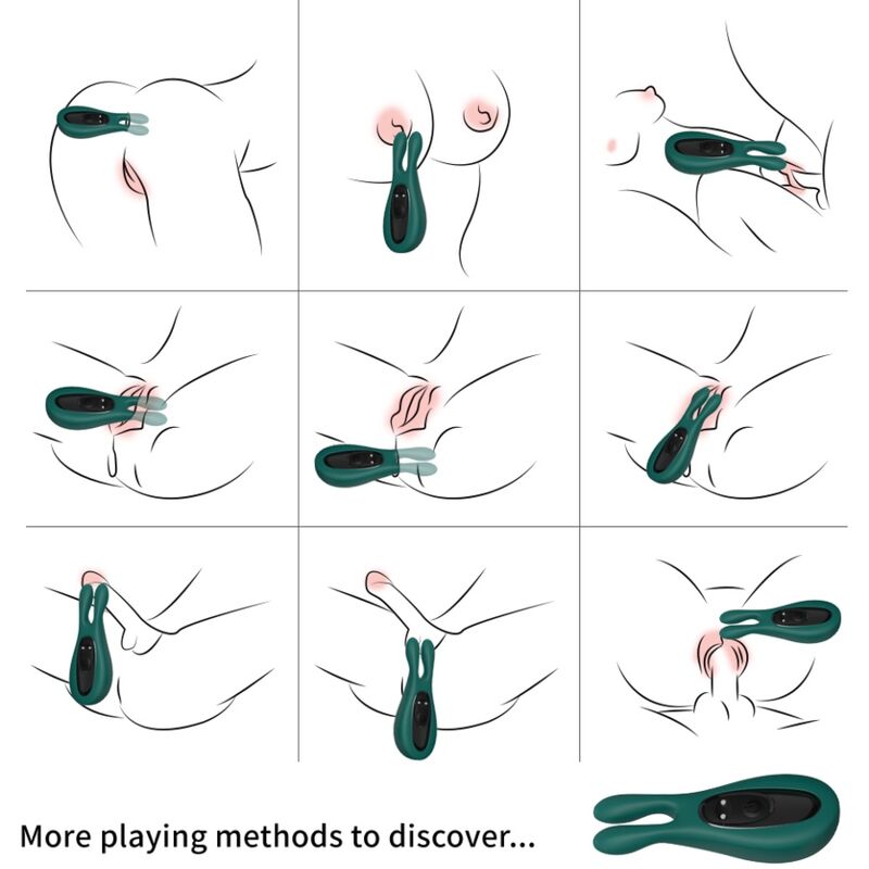 ARMONY - STIMULATOR VIBRATOR RABBIT GREEN 2 ARMONY - STIMULATOR VIBRATOR RABBIT GREEN - obrazek 2