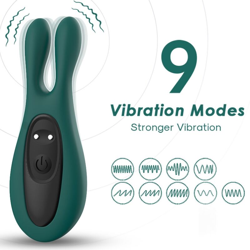 ARMONY - STIMULATOR  VIBRATOR RABBIT GREEN