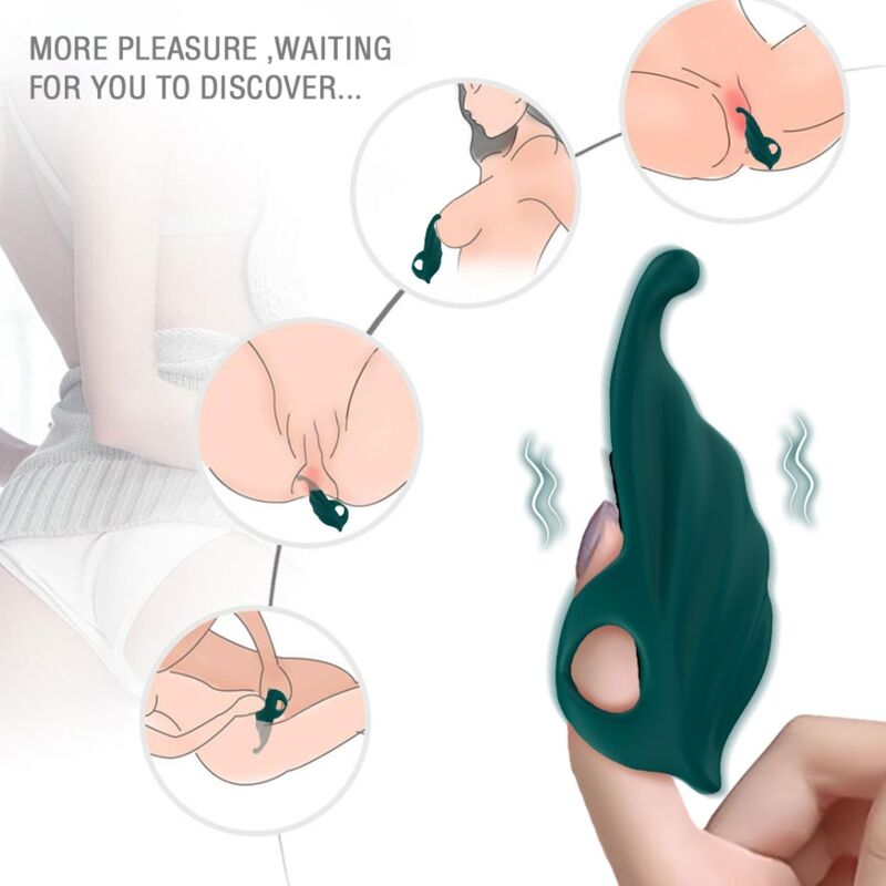 ARMONY - FINGER STIMULATOR  VIBRATOR GREEN