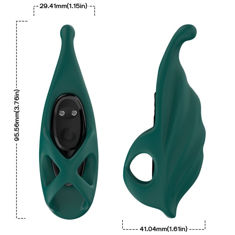 ARMONY - FINGER STIMULATOR VIBRATOR GREEN 4 ARMONY - FINGER STIMULATOR VIBRATOR GREEN - obrazek 4