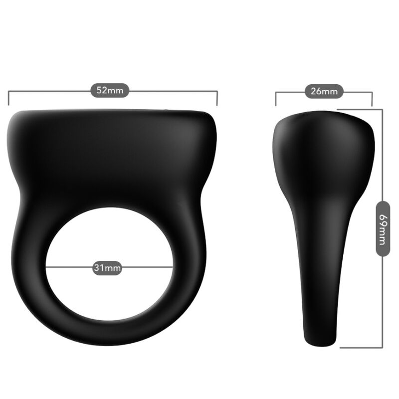 ARMONY - RING VIBRATOR BLACK 3 ARMONY - RING VIBRATOR BLACK - obrazek 3