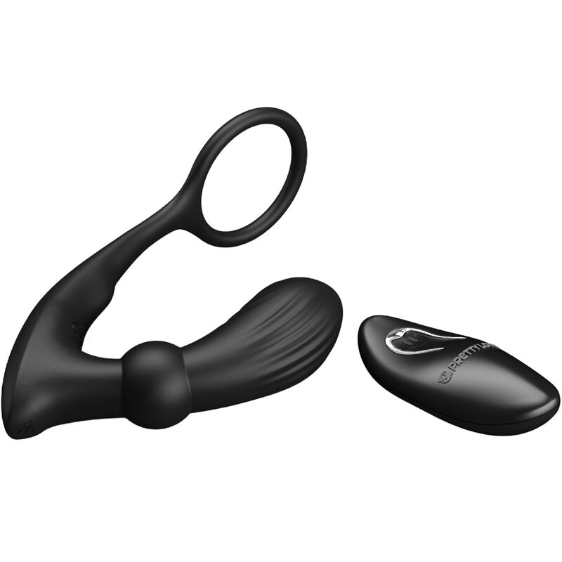 PRETTY LOVE - WARREN BLACK ANAL RING VIBRATOR 3 PRETTY LOVE - WARREN BLACK ANAL RING VIBRATOR - obrazek 3