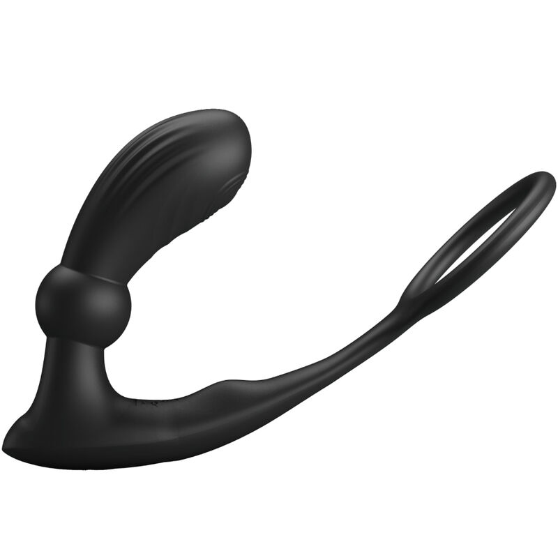 PRETTY LOVE - WARREN BLACK ANAL RING VIBRATOR 2 PRETTY LOVE - WARREN BLACK ANAL RING VIBRATOR - obrazek 2