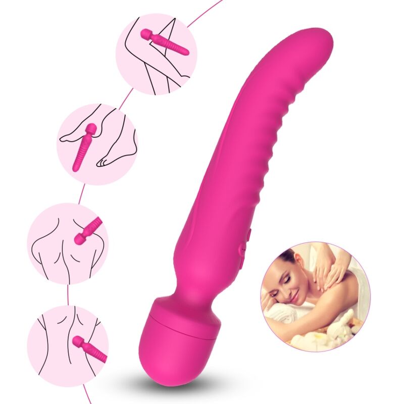 ARMONY - MISSION MASSAGER VIBRATOR HEAT EFFECT FUCHSIA 2 ARMONY - MISSION MASSAGER VIBRATOR HEAT EFFECT FUCHSIA - obrazek 2
