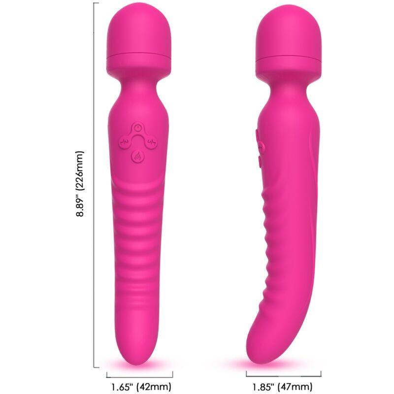 ARMONY - MISSION MASSAGER  VIBRATOR HEAT EFFECT FUCHSIA