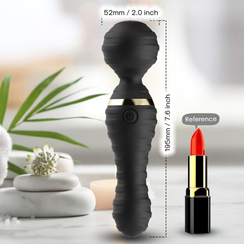 ARMONY - FREEDO MASSAGER VIBRATOR SMALL BLACK 2 ARMONY - FREEDO MASSAGER VIBRATOR SMALL BLACK - obrazek 2