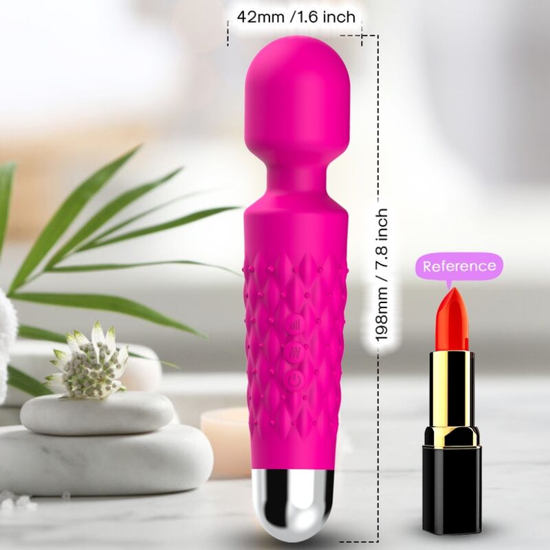 ARMONY - POSTMAN MASSAGER VIBRATOR SUPER FLEXIBLE HEAD FUCHSIA 2 ARMONY - POSTMAN MASSAGER VIBRATOR SUPER FLEXIBLE HEAD FUCHSIA - obrazek 2