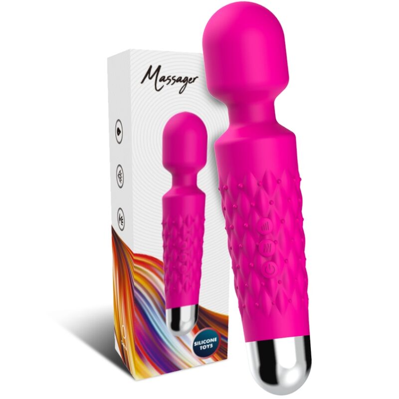 ARMONY - POSTMAN MASSAGER VIBRATOR SUPER FLEXIBLE HEAD FUCHSIA 4 ARMONY - POSTMAN MASSAGER VIBRATOR SUPER FLEXIBLE HEAD FUCHSIA - obrazek 4