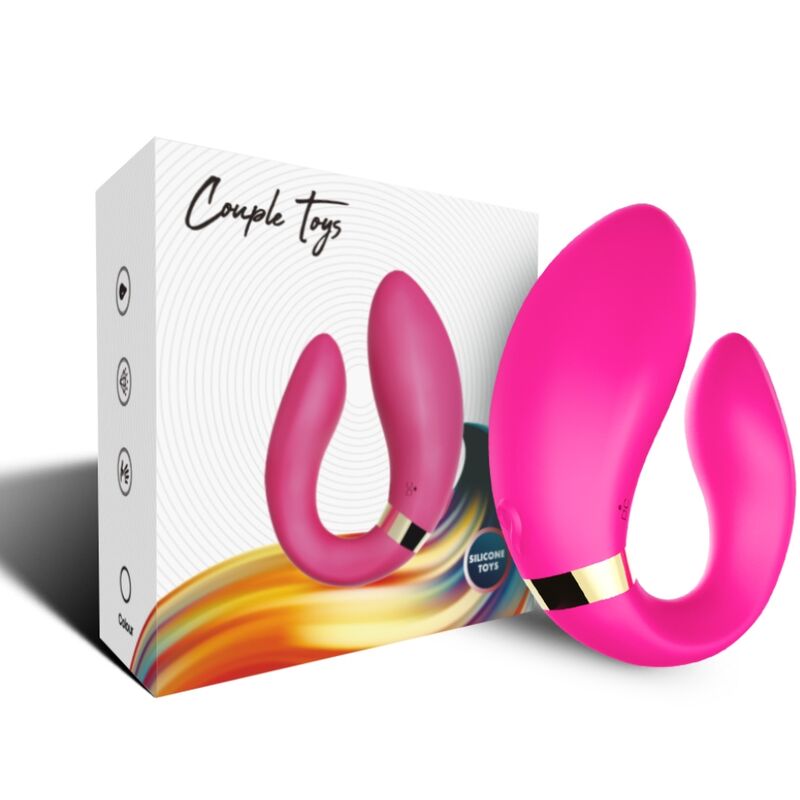 ARMONY - CRESCENT VIBRATOR FOR COUPLES REMOTE CONTROL FUCHSIA 4 ARMONY - CRESCENT VIBRATOR FOR COUPLES REMOTE CONTROL FUCHSIA - obrazek 4