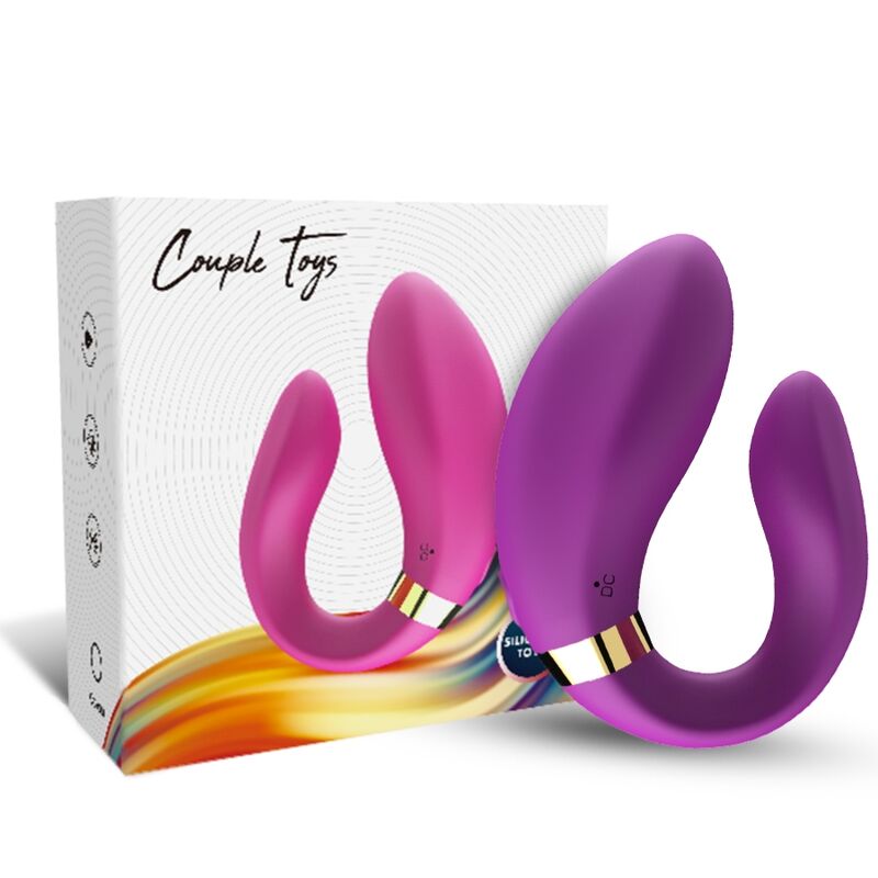 ARMONY - CRESCENT VIBRATOR FOR COUPLES REMOTE CONTROL PURPLE 4 ARMONY - CRESCENT VIBRATOR FOR COUPLES REMOTE CONTROL PURPLE - obrazek 4