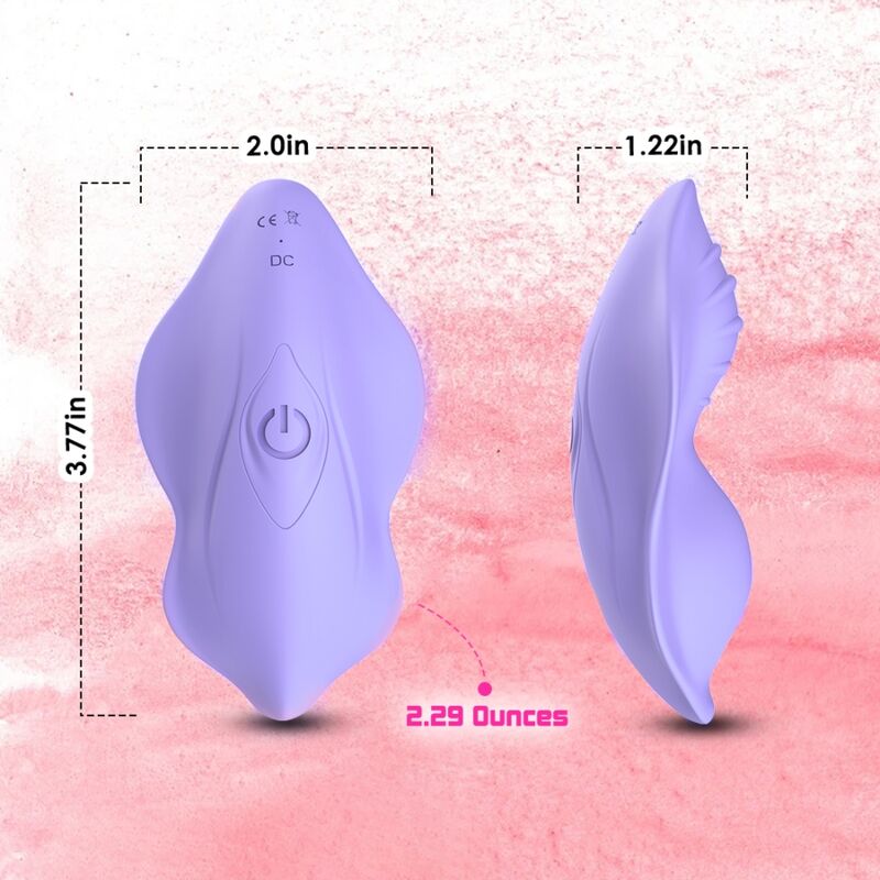 ARMONY - WHISPER WEARABLE PANTIES VIBRATOR REMOTE CONTROL PURPLE 2 ARMONY - WHISPER WEARABLE PANTIES VIBRATOR REMOTE CONTROL PURPLE - obrazek 2