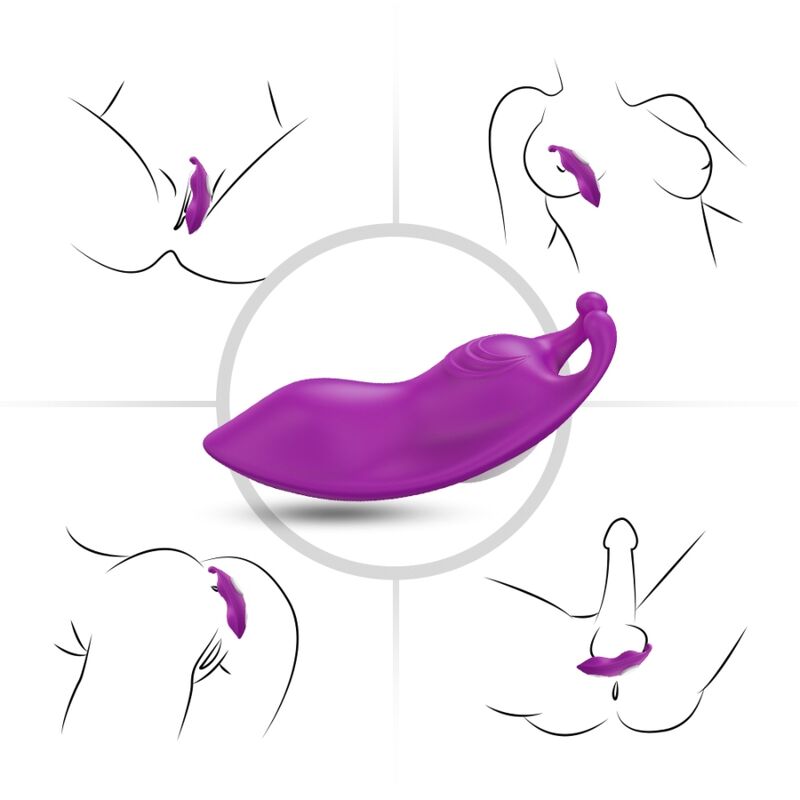 ARMONY - HONEYBEE WEARABLE PANTIES VIBRATOR G-SPOT REMOTE CONTROL PURPLE 5 ARMONY - HONEYBEE WEARABLE PANTIES VIBRATOR G-SPOT REMOTE CONTROL PURPLE - obrazek 5