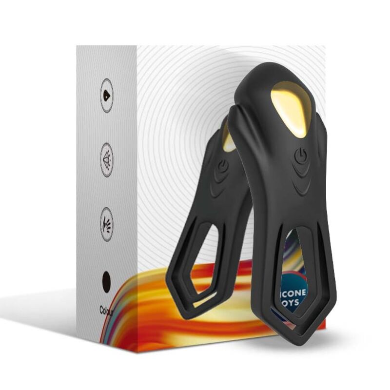 ARMONY - ROADSTER VIBRATOR DOUBLE RING REMOTE CONTROL BLACK 4 ARMONY - ROADSTER VIBRATOR DOUBLE RING REMOTE CONTROL BLACK - obrazek 4