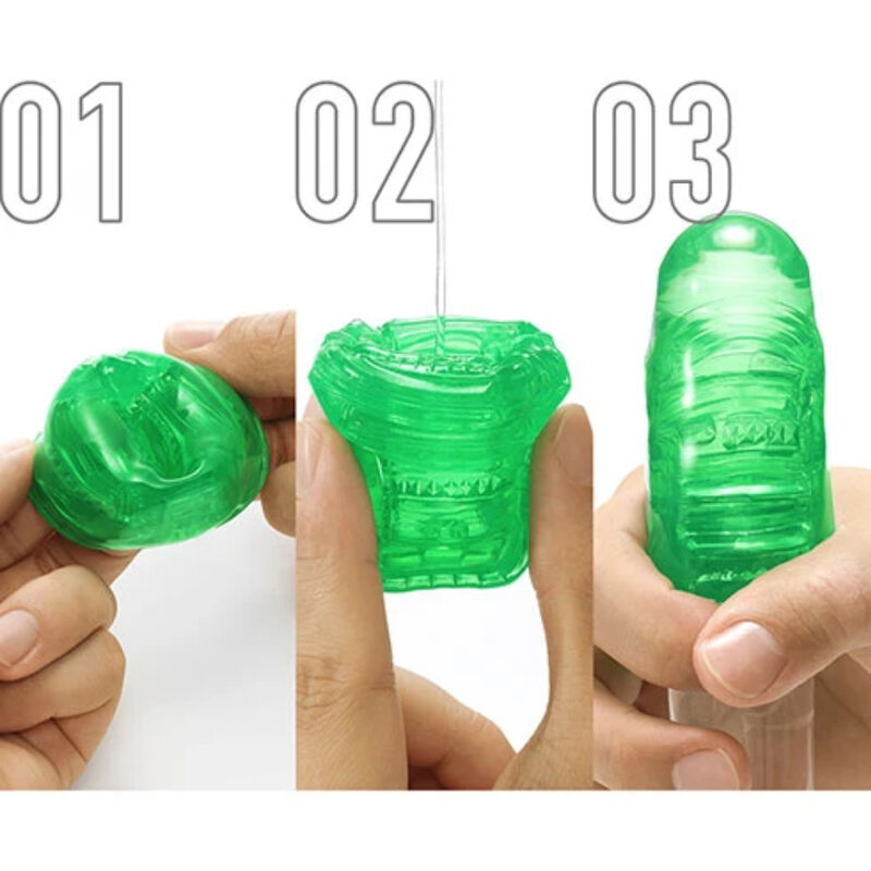 TENGA - UNI EMERALD MASTURBATOR THIMBLE 4 TENGA - UNI EMERALD MASTURBATOR THIMBLE - obrazek 4