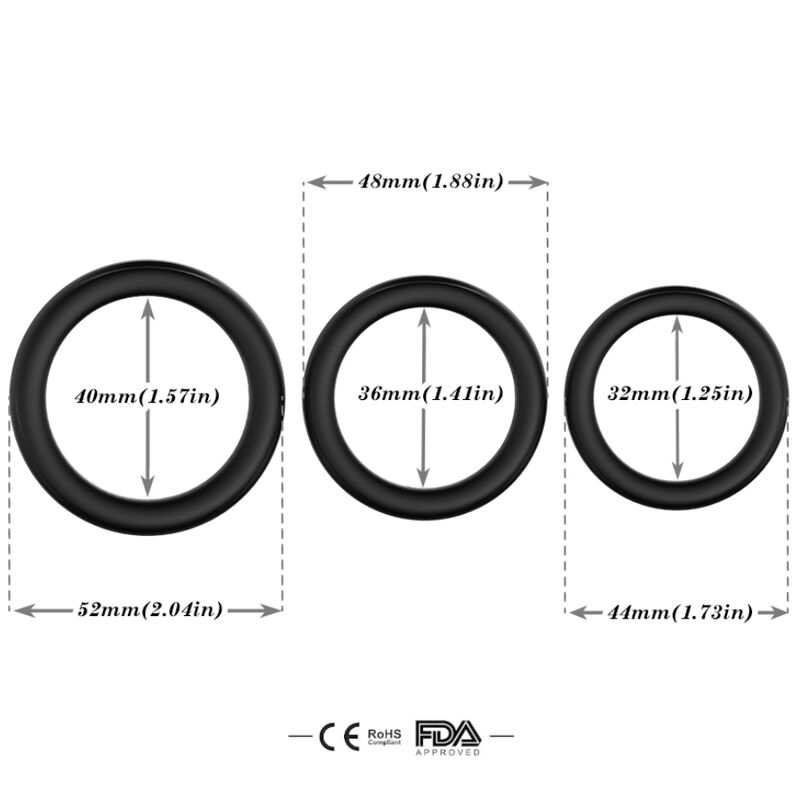 ARMONY - TRIPLE SILICONE RING LUMINOUS 4 ARMONY - TRIPLE SILICONE RING LUMINOUS - obrazek 4