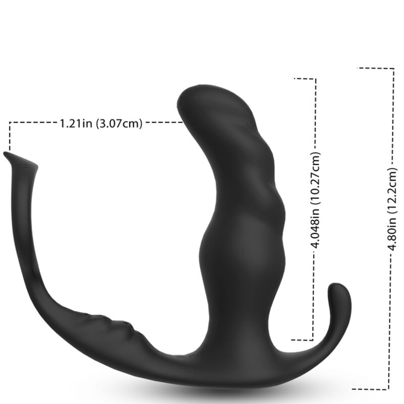 ARMONY - KNIGHT VIBRATOR ANAL PROSTATE RING REMOTE CONTROL BLACK 2 ARMONY - KNIGHT VIBRATOR ANAL PROSTATE RING REMOTE CONTROL BLACK - obrazek 2