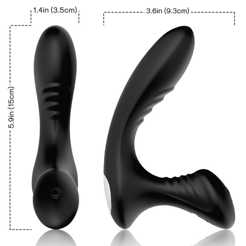 ARMONY - STORM VIBRATOR ANAL PROSTATE PLUG REMOTE CONTROL BLACK 2 ARMONY - STORM VIBRATOR ANAL PROSTATE PLUG REMOTE CONTROL BLACK - obrazek 2