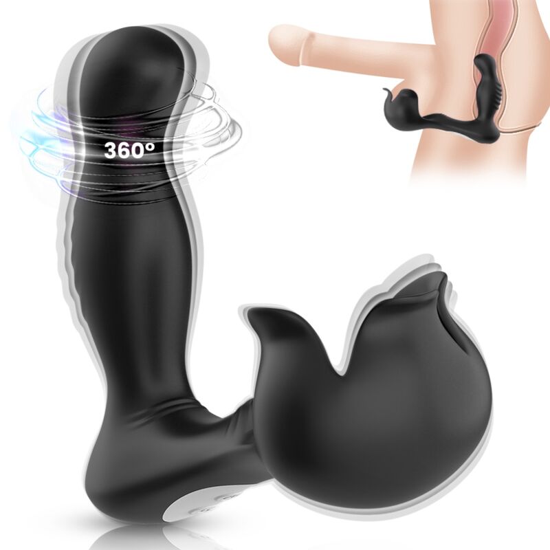 ARMONY - SURROUND VIBRATOR ANAL STIMULATOR TESTICULOS REMOTE CONTROL BLACK 2 ARMONY - SURROUND VIBRATOR ANAL STIMULATOR TESTICULOS REMOTE CONTROL BLACK - obrazek 2