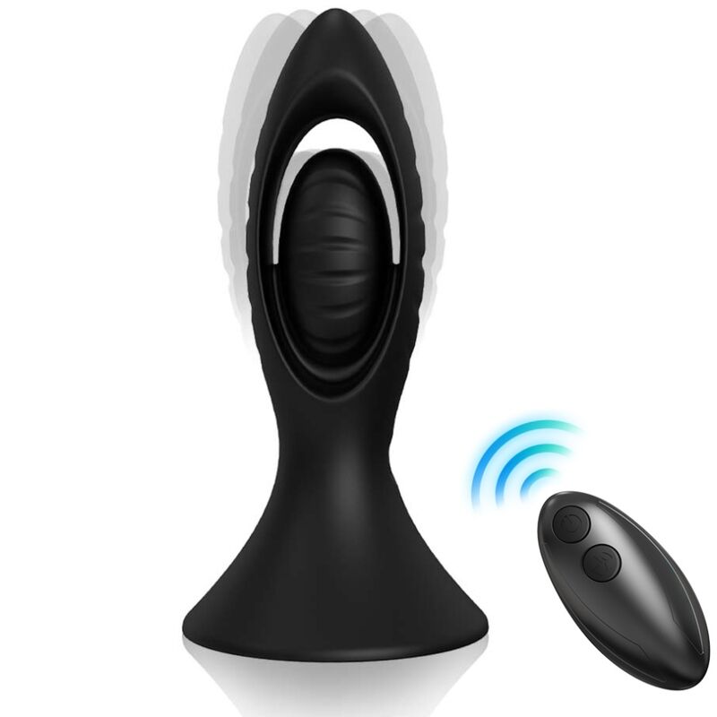 ARMONY - VIBRATOR  ANAL PLUG SILICONE BLACK