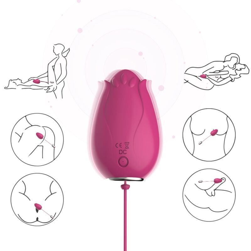 ARMONY - MANDALA EGG VIBRATOR G-SPOT REMOTE CONTROL FUCHSIA 4 ARMONY - MANDALA EGG VIBRATOR G-SPOT REMOTE CONTROL FUCHSIA - obrazek 4