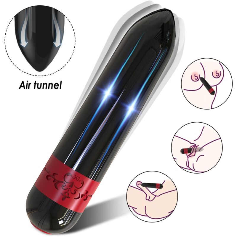 ARMONY - ROCKET VIBRATOR BULLET BLACK 3 ARMONY - ROCKET VIBRATOR BULLET BLACK - obrazek 3