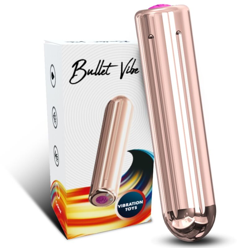 ARMONY - WARHEAD VIBRATOR BULLET GOLDEN 2 CM x 8.8 CM 4 ARMONY - WARHEAD VIBRATOR BULLET GOLDEN 2 CM x 8.8 CM - obrazek 4