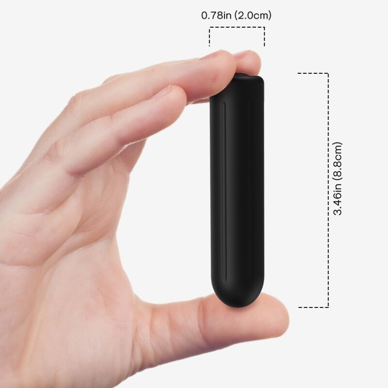 ARMONY - WARHEAD VIBRATOR BULLET REMOTE CONTROL BLACK 2 CM X 8.8 CM 3 ARMONY - WARHEAD VIBRATOR BULLET REMOTE CONTROL BLACK 2 CM X 8.8 CM - obrazek 3