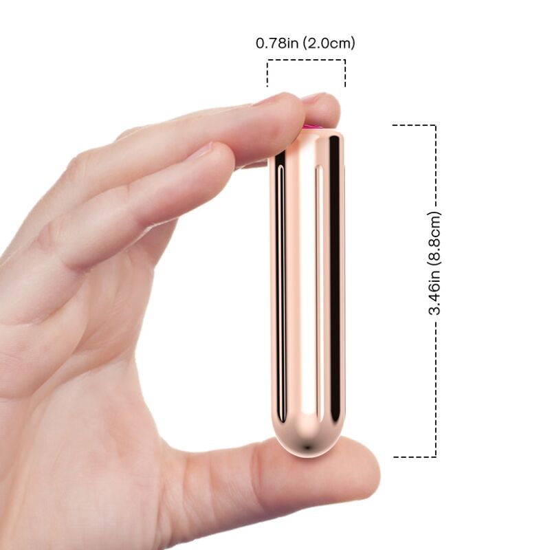 ARMONY - WARHEAD VIBRATOR BULLET REMOTE CONTROL GOLDEN 2 CM X 8.8 CM 4 ARMONY - WARHEAD VIBRATOR BULLET REMOTE CONTROL GOLDEN 2 CM X 8.8 CM - obrazek 4