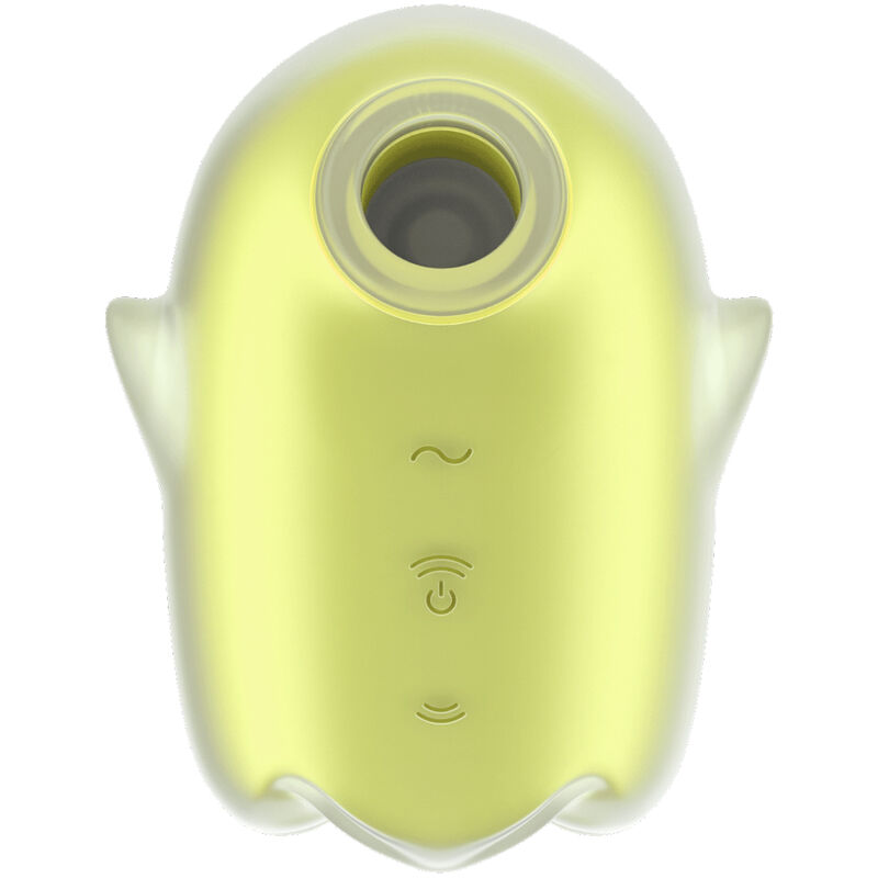 SATISFYER - GLOWING GHOST AIR PULSE  VIBRATOR YELLOW