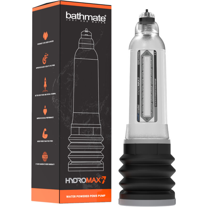 BATHMATE - HYDROMAX 7 TRANSPARENT PENIS INCREASE PUMP 2 BATHMATE - HYDROMAX 7 TRANSPARENT PENIS INCREASE PUMP - obrazek 2