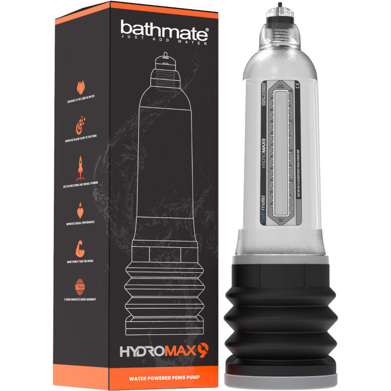 BATHMATE - HYDROMAX 9 TRANSPARENT PENIS INCREASE PUMP 2 BATHMATE - HYDROMAX 9 TRANSPARENT PENIS INCREASE PUMP - obrazek 2