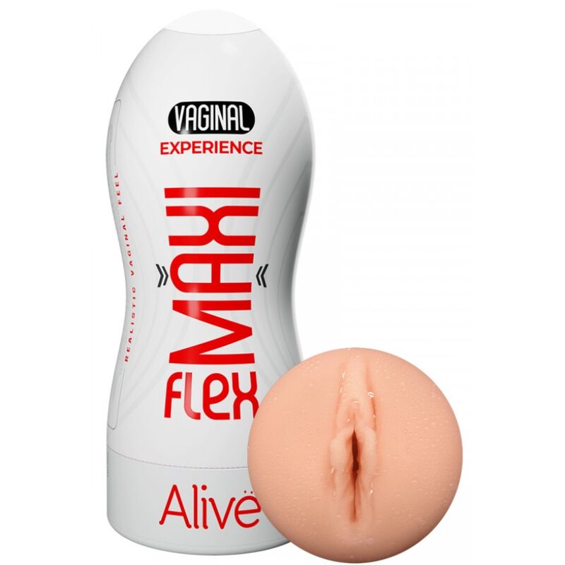 ALIVE - MAXI FLEX MALE MASTURBADOR VAGINAL SIZE L 2 ALIVE - MAXI FLEX MALE MASTURBADOR VAGINAL SIZE L - obrazek 2