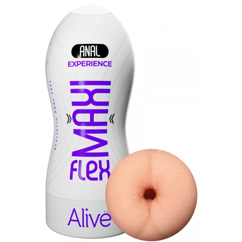 ALIVE - MAXI FLEX MALE MASTURBADOR ANAL SIZE L 2 ALIVE - MAXI FLEX MALE MASTURBADOR ANAL SIZE L - obrazek 2