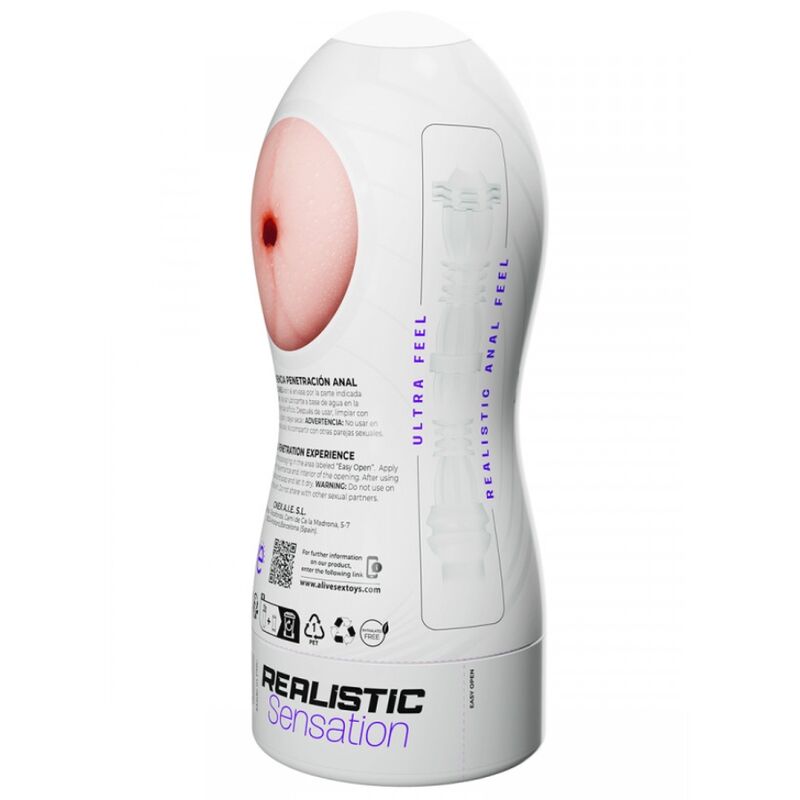 ALIVE - MAXI FLEX MALE MASTURBADOR ANAL SIZE L 3 ALIVE - MAXI FLEX MALE MASTURBADOR ANAL SIZE L - obrazek 3