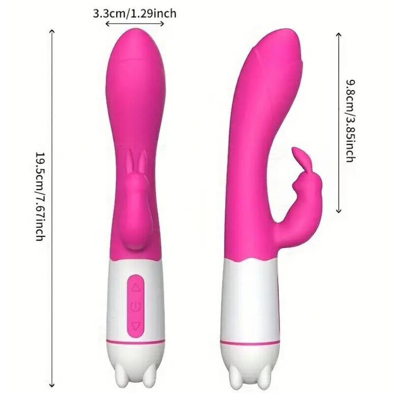 ARMONY - HAPPY VIBRATOR STIMULATOR RABBIT ROSE 2 ARMONY - HAPPY VIBRATOR STIMULATOR RABBIT ROSE - obrazek 2