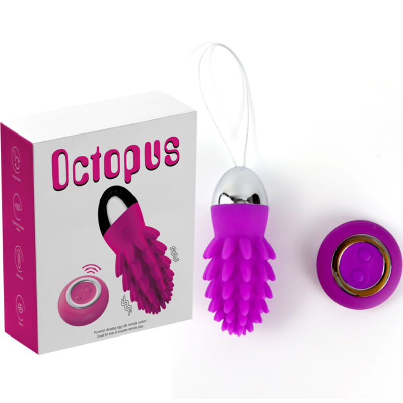 ARMONY - OCTOPUS CACTUS VIBRATING EGG VIOLET REMOTE CONTROL 5 ARMONY - OCTOPUS CACTUS VIBRATING EGG VIOLET REMOTE CONTROL - obrazek 5