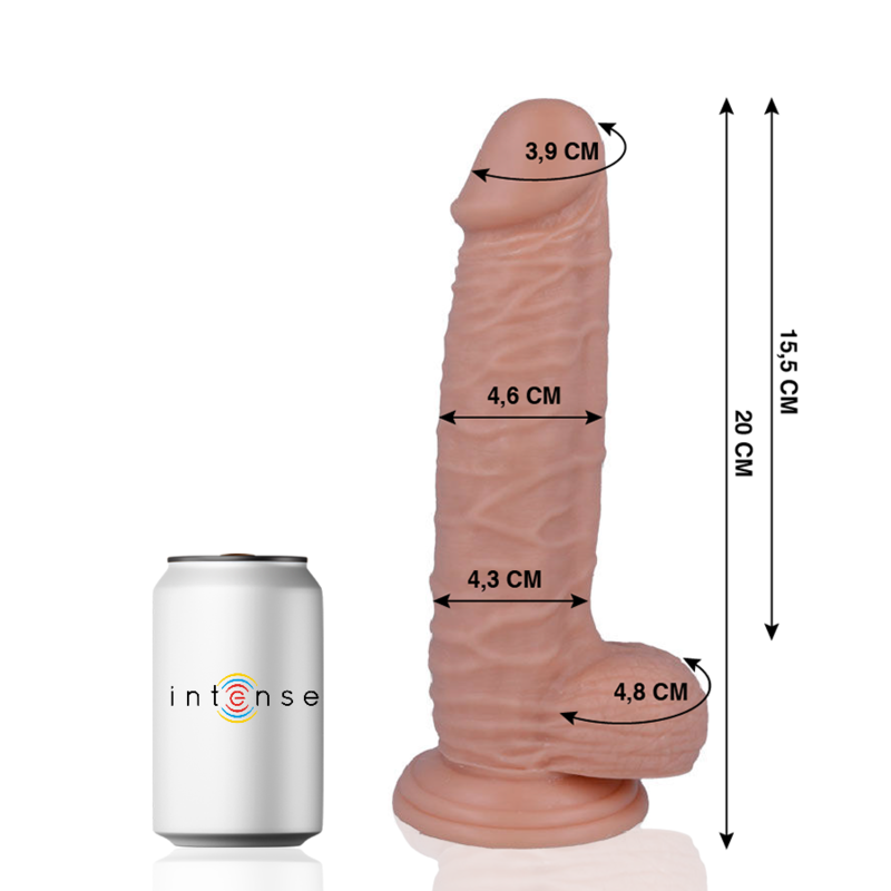 MR INTENSE - 20 REALISTIC COCK 20 CM -O- 4.6 CM 2 MR INTENSE - 20 REALISTIC COCK 20 CM -O- 4.6 CM - obrazek 2