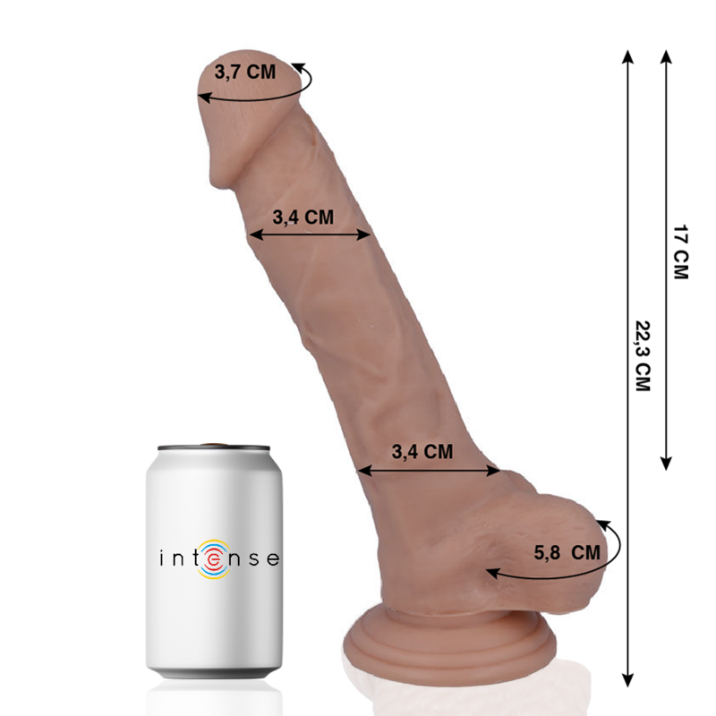 MR INTENSE - 28 REALISTIC COCK 22.3 CM -O- 3.4 CM 2 MR INTENSE - 28 REALISTIC COCK 22.3 CM -O- 3.4 CM - obrazek 2