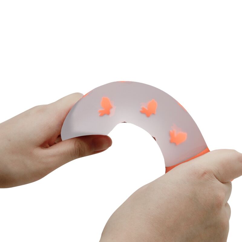 PRETTY LOVE - MAGICAL NIGHTFALL DILDO WITHOUT VIBRATION LUMINOUS ORANGE 2 PRETTY LOVE - MAGICAL NIGHTFALL DILDO WITHOUT VIBRATION LUMINOUS ORANGE - obrazek 2