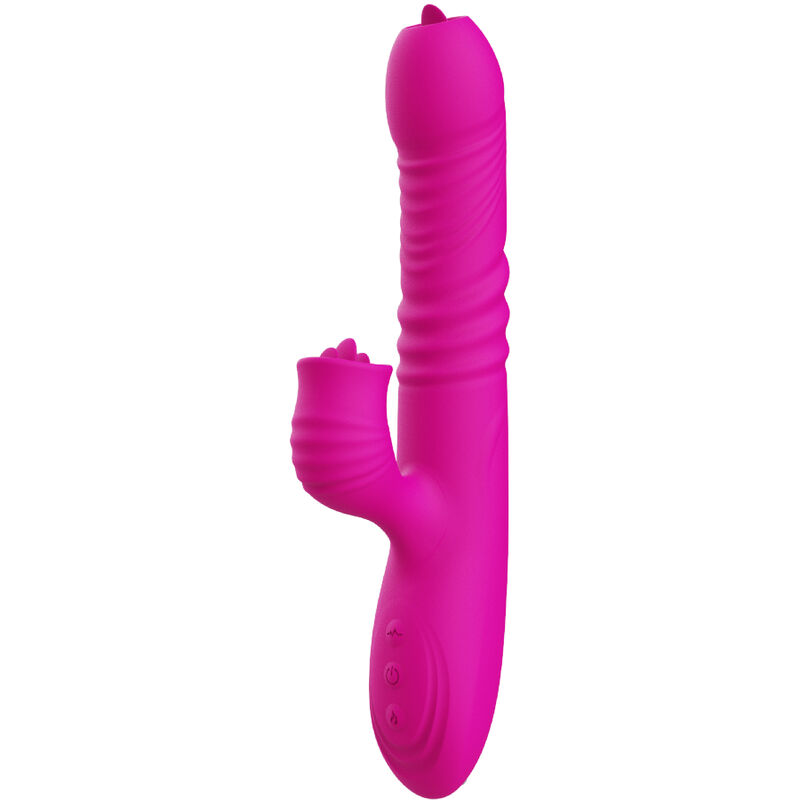 ARMONY - FANNY MULTIFUNCTION DOUBLE TONGUE VIBRATOR FUCHSIA HEAT EFFECT 3 ARMONY - FANNY MULTIFUNCTION DOUBLE TONGUE VIBRATOR FUCHSIA HEAT EFFECT - obrazek 3