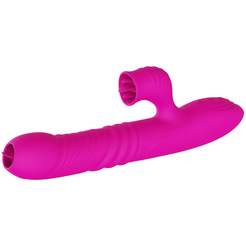 ARMONY - FANNY MULTIFUNCTION DOUBLE TONGUE VIBRATOR FUCHSIA HEAT EFFECT 2 ARMONY - FANNY MULTIFUNCTION DOUBLE TONGUE VIBRATOR FUCHSIA HEAT EFFECT - obrazek 2