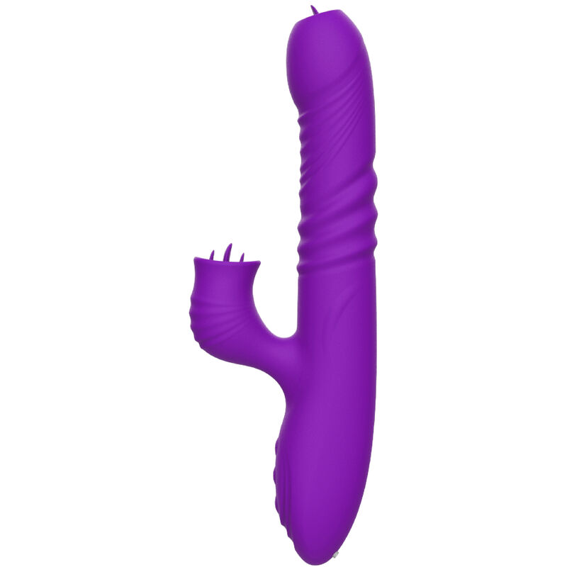 ARMONY - FULLY G SPOT RABBIT VIBRATOR WITH STIMULATING TONGUE VIOLET HEAT EFFECT 4 ARMONY - FULLY G SPOT RABBIT VIBRATOR WITH STIMULATING TONGUE VIOLET HEAT EFFECT - obrazek 4