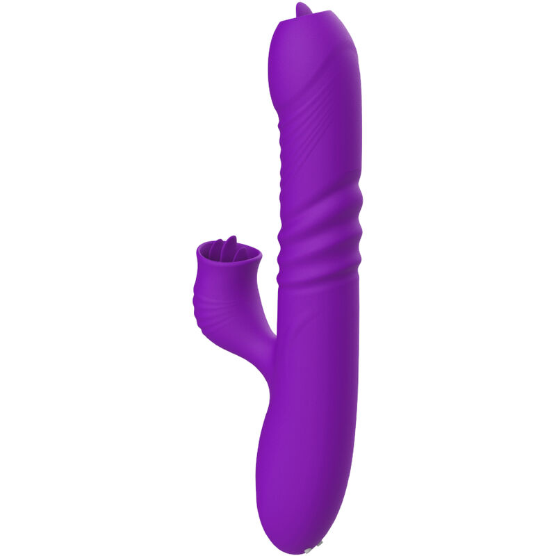 ARMONY - FULLY G SPOT RABBIT VIBRATOR WITH STIMULATING TONGUE VIOLET HEAT EFFECT 5 ARMONY - FULLY G SPOT RABBIT VIBRATOR WITH STIMULATING TONGUE VIOLET HEAT EFFECT - obrazek 5
