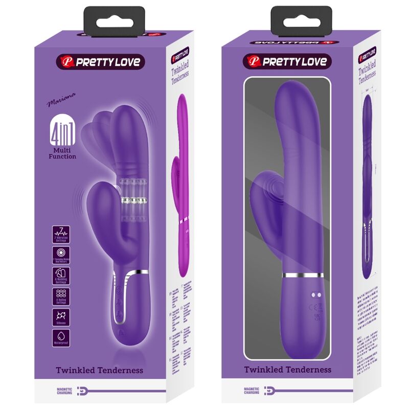 PRETTY LOVE - MULTIFUNCTION G-SPOT VIBRATOR PURPLE 4 PRETTY LOVE - MULTIFUNCTION G-SPOT VIBRATOR PURPLE - obrazek 4