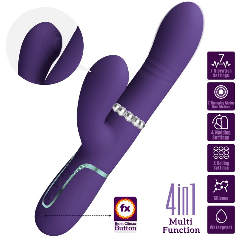PRETTY LOVE - MULTIFUNCTION G-SPOT VIBRATOR PURPLE 3 PRETTY LOVE - MULTIFUNCTION G-SPOT VIBRATOR PURPLE - obrazek 3
